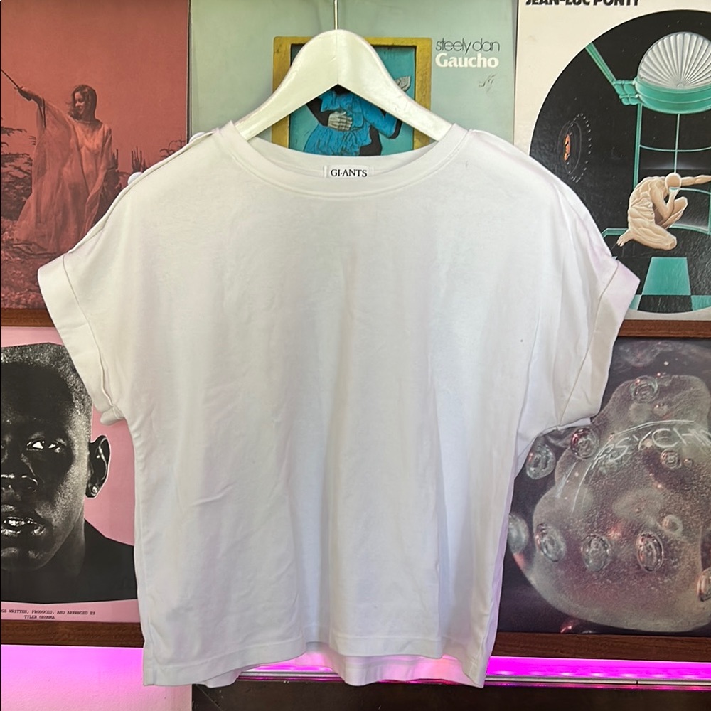 Basic Boxy White Tee